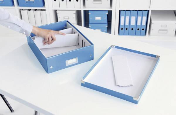 Leitz Click & Store Organisationsbox Mittel, Blau