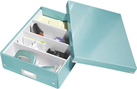 Leitz Organisationsbox 6058 Click & Store Eisblau (B x H x T) 281 x 100 x 370 mm 1 St.