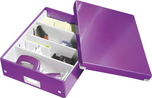 Leitz Click & Store Organisationsbox Mittel, Violett