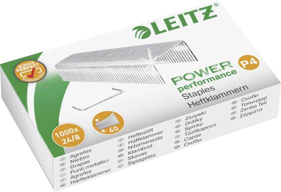 Leitz 5571-00-00 Typ (Heftklammern): 24/8 Heftklammer 1000 St. Heftleistung: 40 Bl. (80 g/m²)