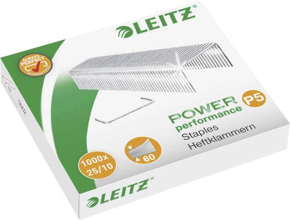 Leitz 5574-00-00 Typ (Heftklammern): 25/10 Heftklammer 1000 St. Heftleistung: 60 Bl. (80 g/m²)