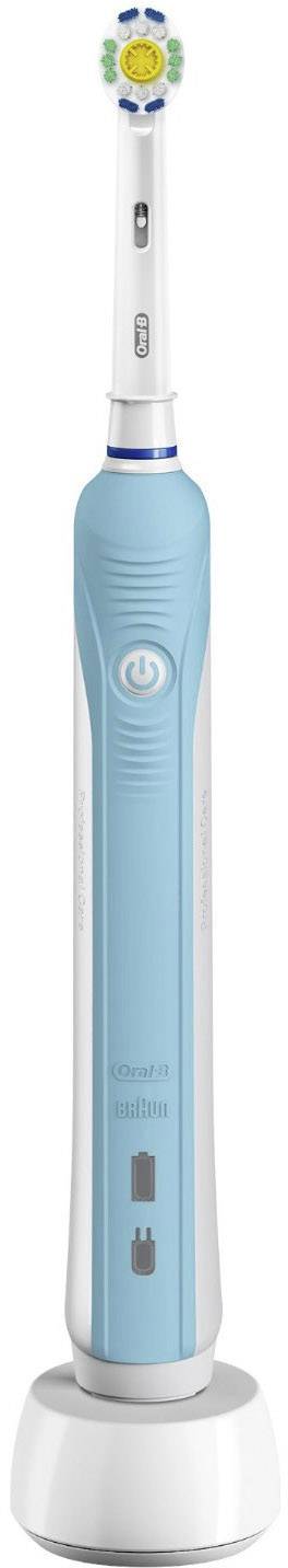 Oral-B 770 3D WHITE & CLEAN Elektrische Zahnbürste Rotierend/Oszilierend Weiß, Hellblau