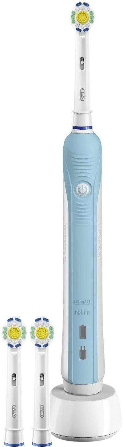 Oral-B 770 3D WHITE & CLEAN Elektrische Zahnbürste Rotierend/Oszilierend Weiß, Hellblau