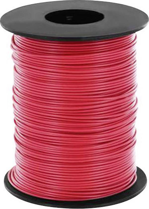 BELI-BECO L125RT25 Litze 1 x 0.25 mm² Rot 25 m