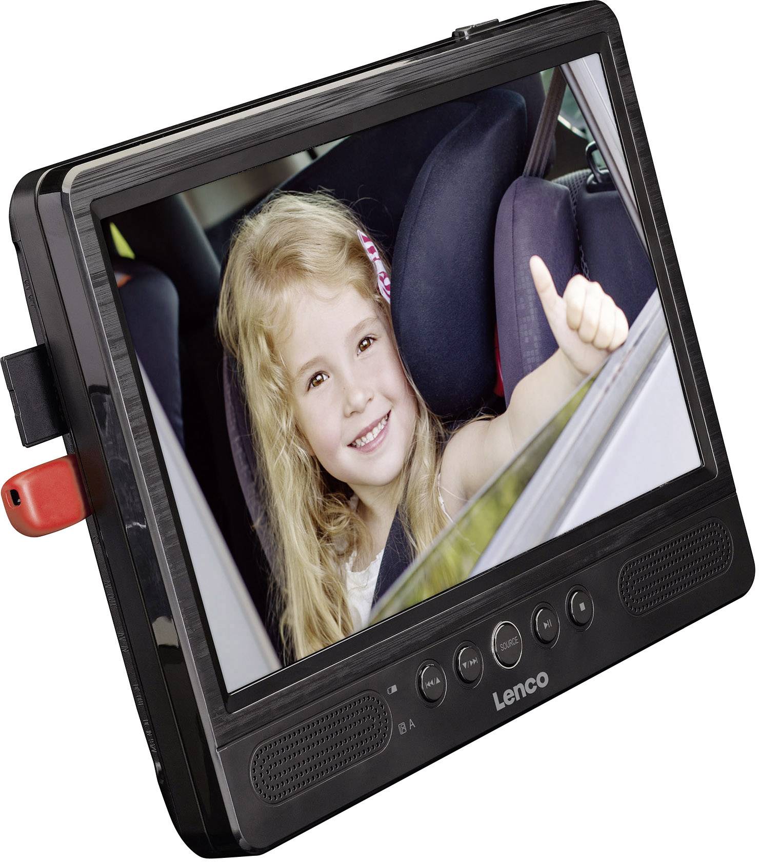 Lenco DVP-1045 Kopfstützen DVD-Player mit 2 Monitoren Bilddiagonale=25.5 cm (10 Zoll)