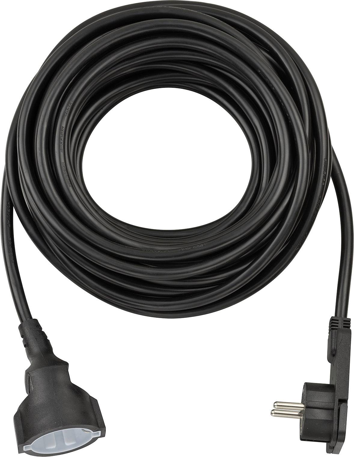 Brennenstuhl 1168980010 Strom Verlängerungskabel Schwarz 10.00m H05VV-F 3G 1,5mm²