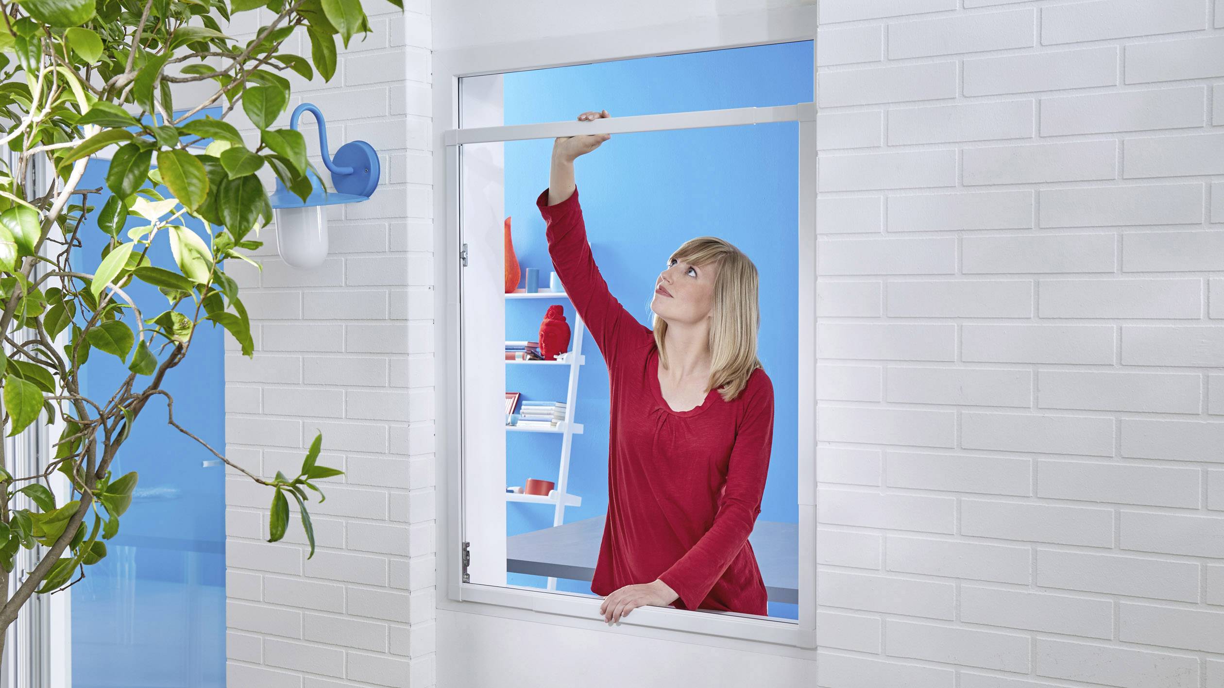 tesa 55202-00000-00 Fliegengitter (B x H) 1200 mm x 1400 mm Weiß 1 St.