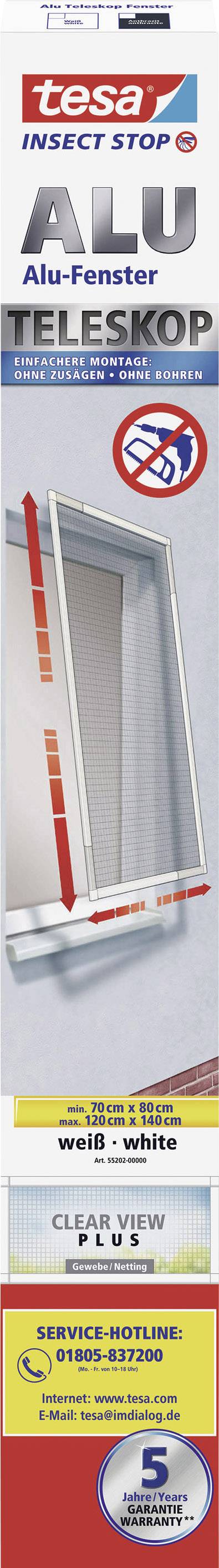 tesa 55202-00000-00 Fliegengitter (B x H) 1200 mm x 1400 mm Weiß 1 St.