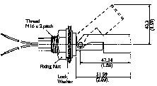 TE Connectivity Sensor LS803-51 Schwimmerschalter 250 V/AC, 100 V/DC 1A 1 Schließer, 1 Öffner IP65 1St.