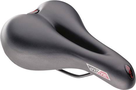 Point Endzone Gel-Sportsattel - Damen Sattel Schwarz