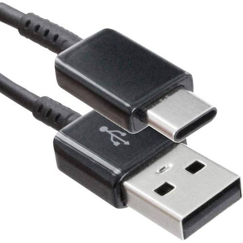 Samsung Handy Anschlusskabel [1x USB-C® Stecker - 1x USB] 1.20m