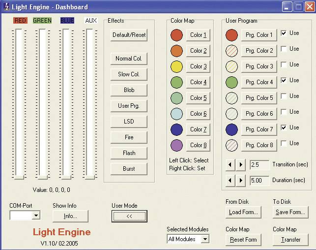 Barthelme CHROMOFLEX T 3 X 2,5A LED-Dimmer 97mm 51mm 35mm