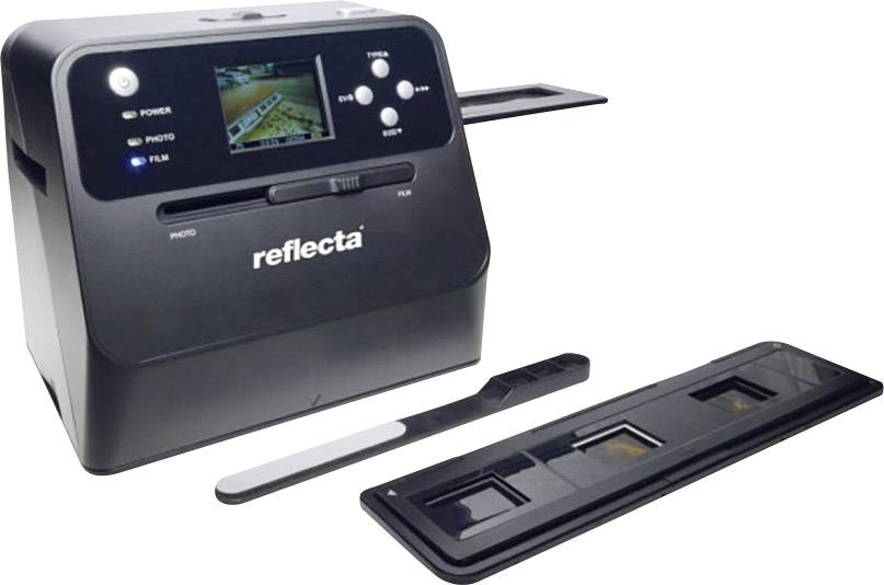 Reflecta Combo Album Scan Negativscanner, Diascanner, Fotoscanner 4416 x 2944 Pixel Akku-/Batteriebetrieb möglich, Integriertes Display, Optimiert