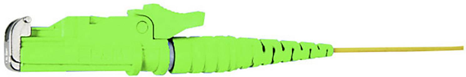 Telegärtner 100011250 Glasfaser LWL Anschlusskabel 2.00 m Gelb [1x E2000®/APC 8°-Stecker - 1x offe