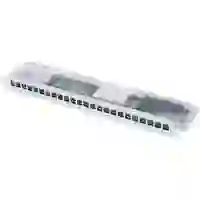 Telegärtner 100007013 24 Port Netzwerk-Patchpanel 483mm (19") CAT 6a 1 HE Lichtgrau (RAL 7035) Bestückt Telegärtner 100007013 24 Port Netzwerk-Patchpanel 483mm (19") CAT 6a 1 HE Lichtgrau (RAL 7035) Bestückt