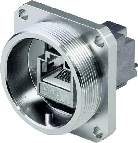 Telegärtner 100007381 TOC Flanschset IP68 100007381 RJ45 Flanscheinsatz Metall 1 St.