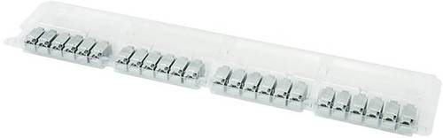 RJ45, AMJ-Kupplung K Cat.6A RJ45 Kupplungsgehäuse Zink-Grau J00029B0061 24St.