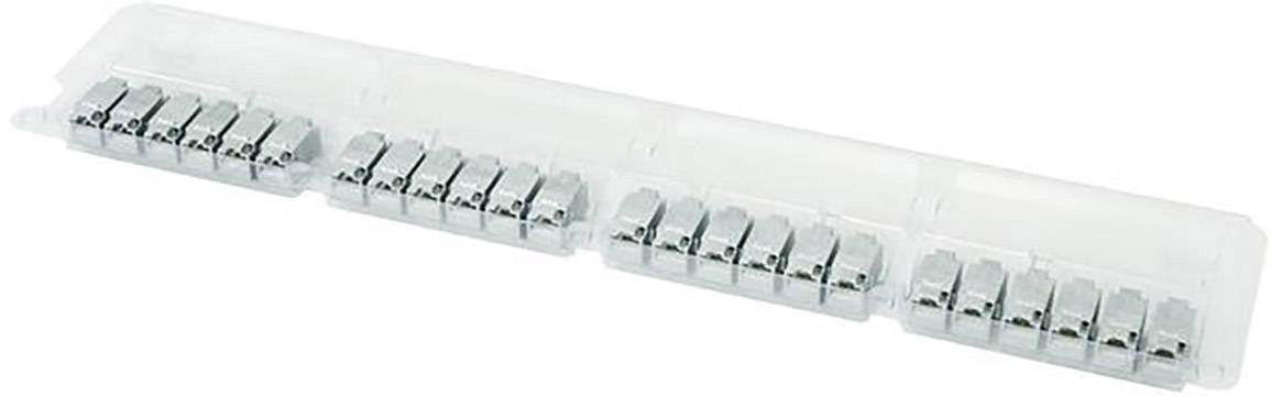 Telegärtner RJ45, AMJ-Kupplung K Cat.6A J00029B0061 RJ45 Kupplungsgehäuse Zink-Grau 24St.