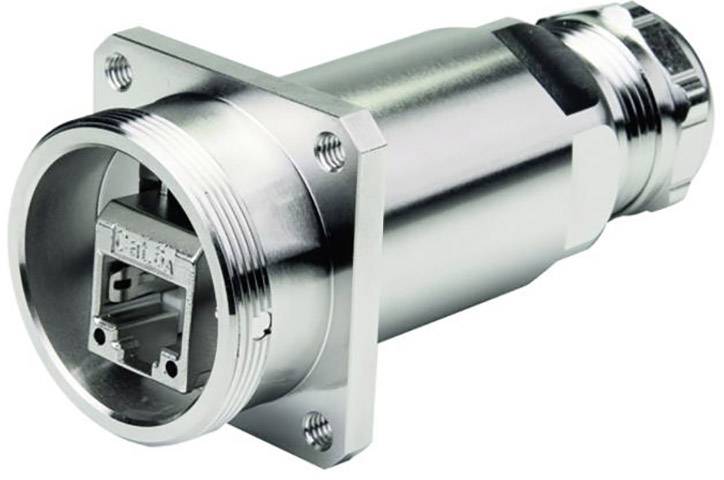 Telegärtner Flanschdose AMJ-S, IP68 J60023A0000 RJ45 Flanscheinsatz Metall 1 St.