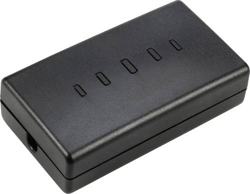 8122-004.01 LED-Schnurdimmer Schwarz Aus/Ein Schaltleistung (min.) 4W Schaltleistung (max.