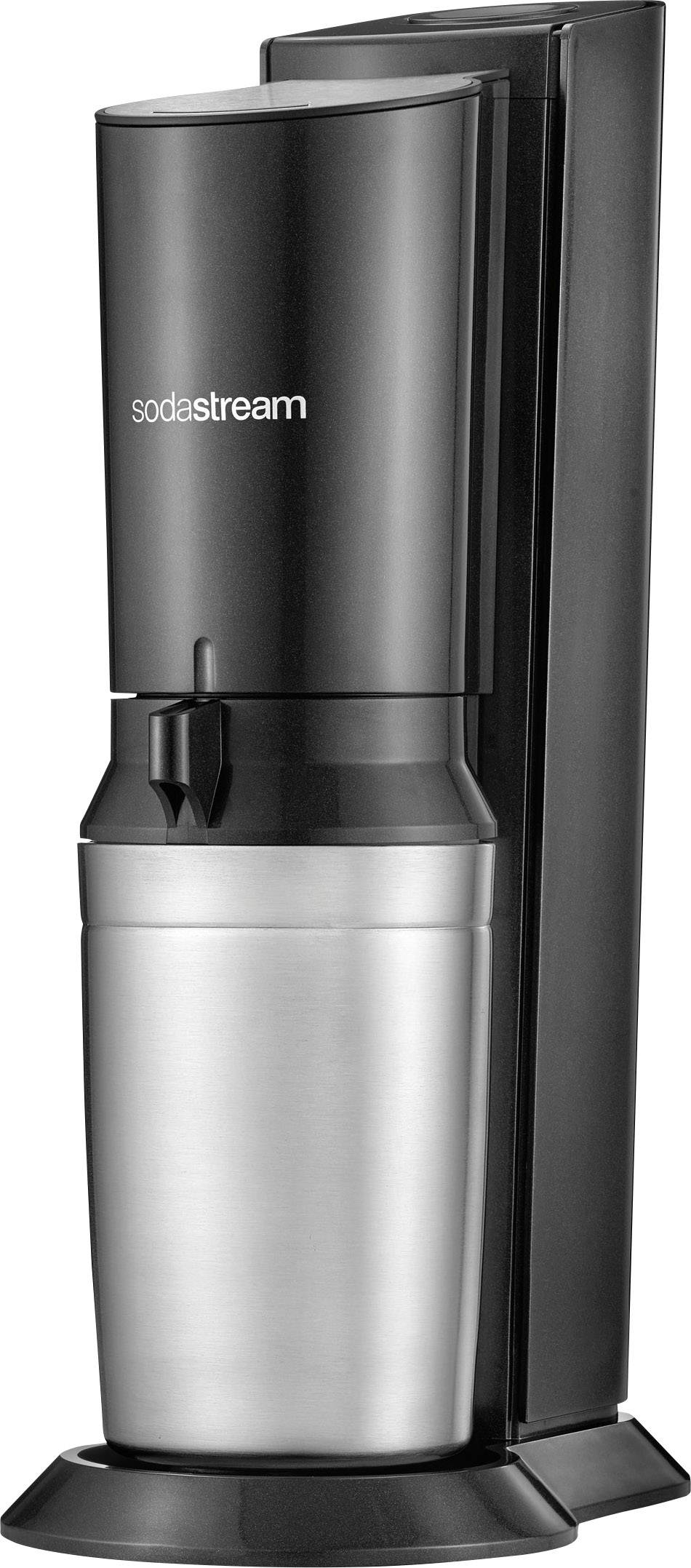Sodastream Wassersprudler Crystal 2.0 Promopack Titan und 1 CO2-Zylinder, inkl. 3 Glaskaraffen