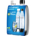 Sodastream Bouteille en Polyéthylène Téréphtalate (PET) PET-Flaschen 1 l Duopack "Fuse" noir, blanc