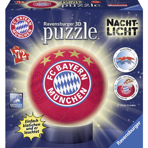 Ravensburger FC Bayern München Puzzleball + Nachtlicht