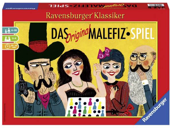 Ravensburger Das Original Malefiz - Spiel, Brettspiel, Rennen, 6 Jahr(e), Familienspiel