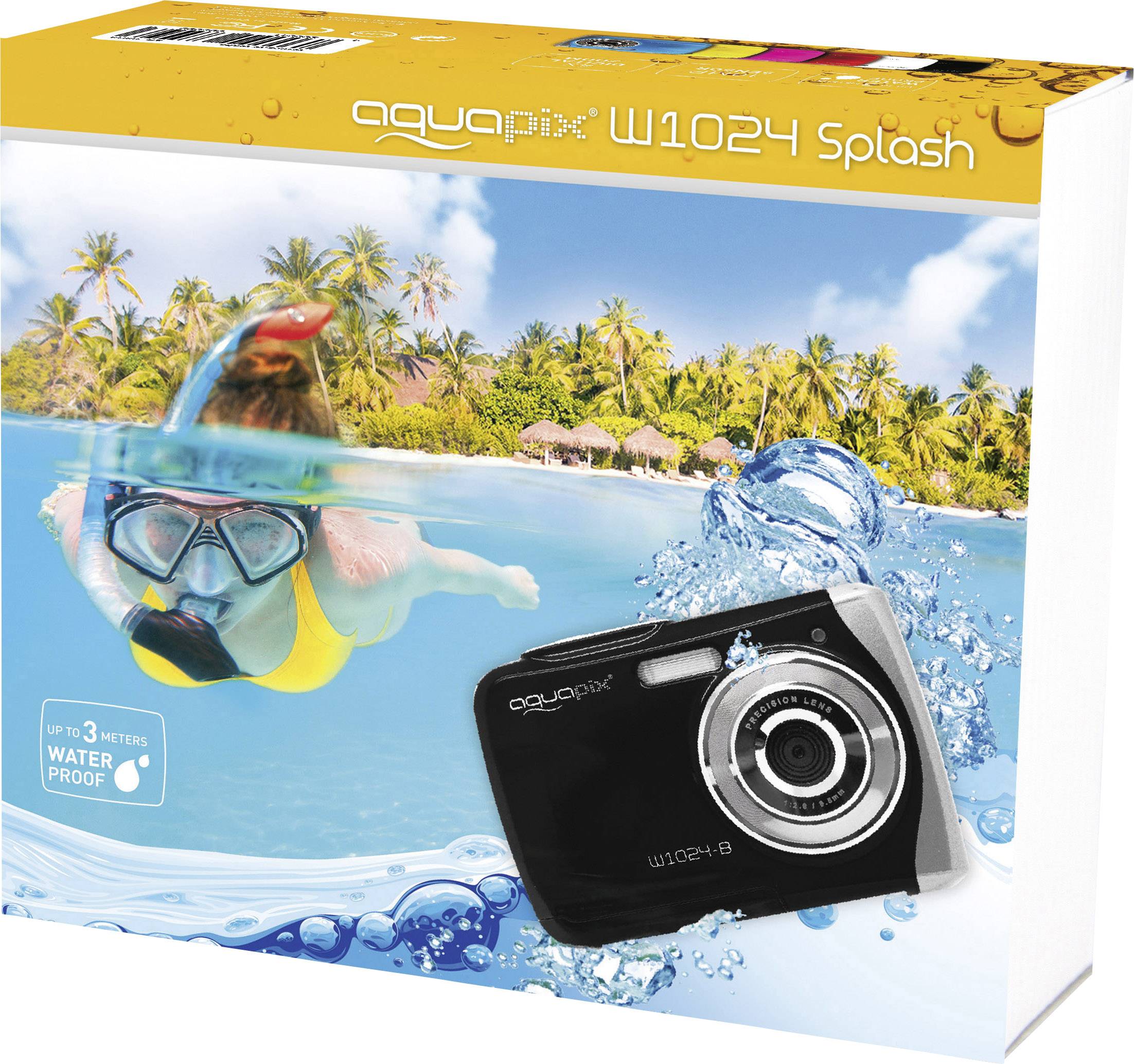 Easypix W1024-I Splash Digitalkamera 16 Mio. Pixel Schwarz Unterwasserkamera