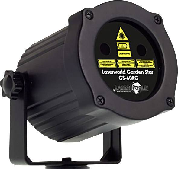 Laserworld Garden Star Mini Garten-Laser Schwarz