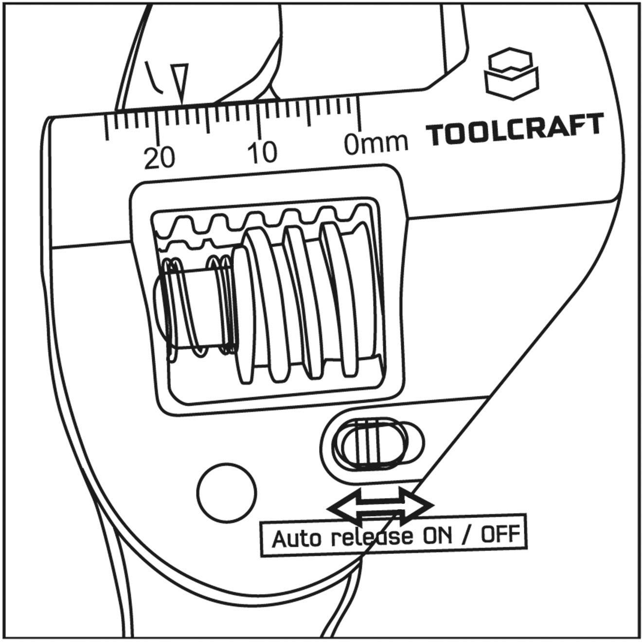 TOOLCRAFT TO-7165959 Rollgabelschlüssel mit Ratschenfunktion Schlüsselweite (Metrisch) 0 - 26mm