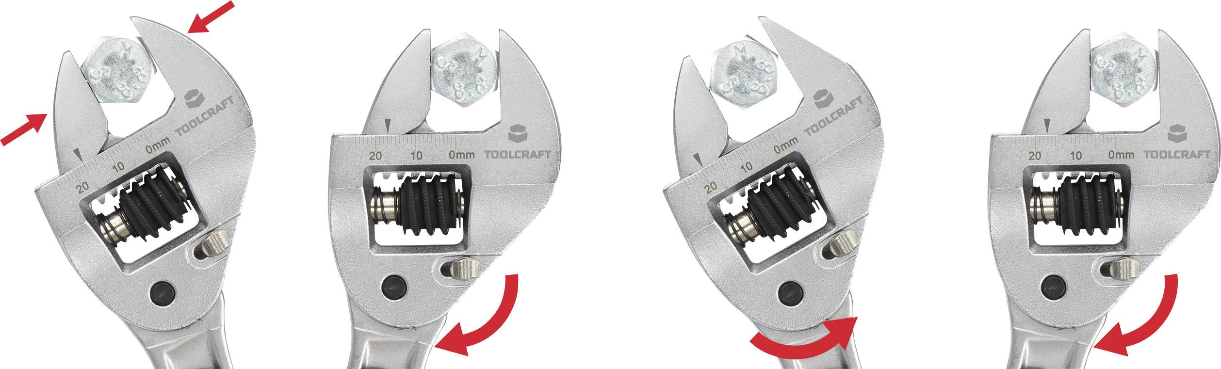 TOOLCRAFT 1550664 Rollgabelschlüssel 1 Stück 26mm