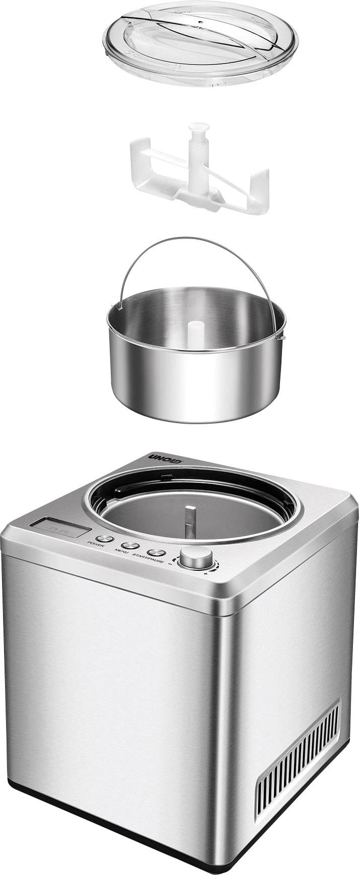 Unold Exklusiv Eismaschine inkl. Kühlaggregat 2l
