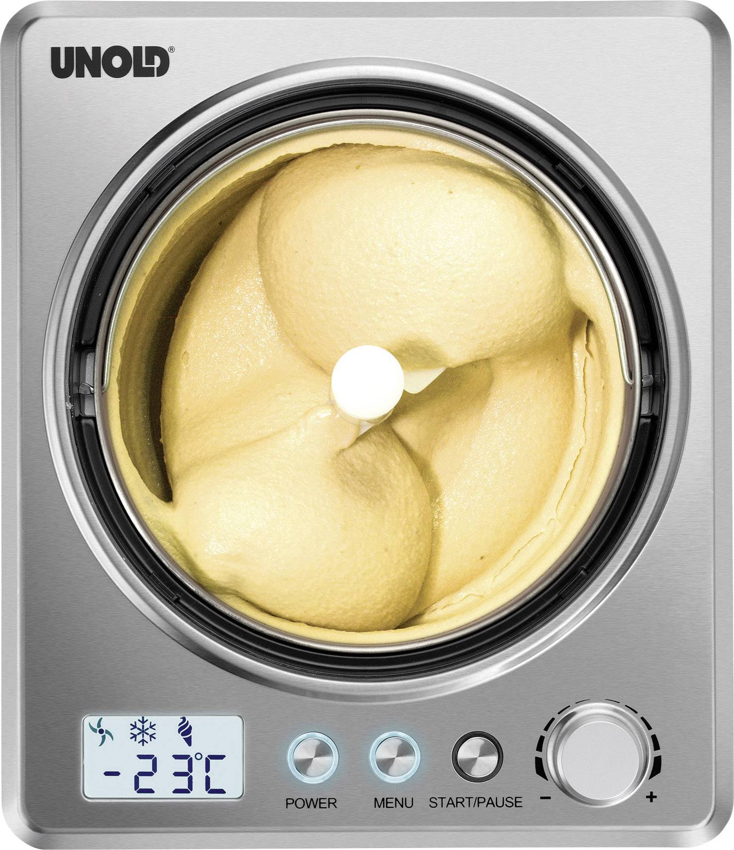 Unold Profi Plus Eismaschine inkl. Kühlaggregat, mit Display 2.5l