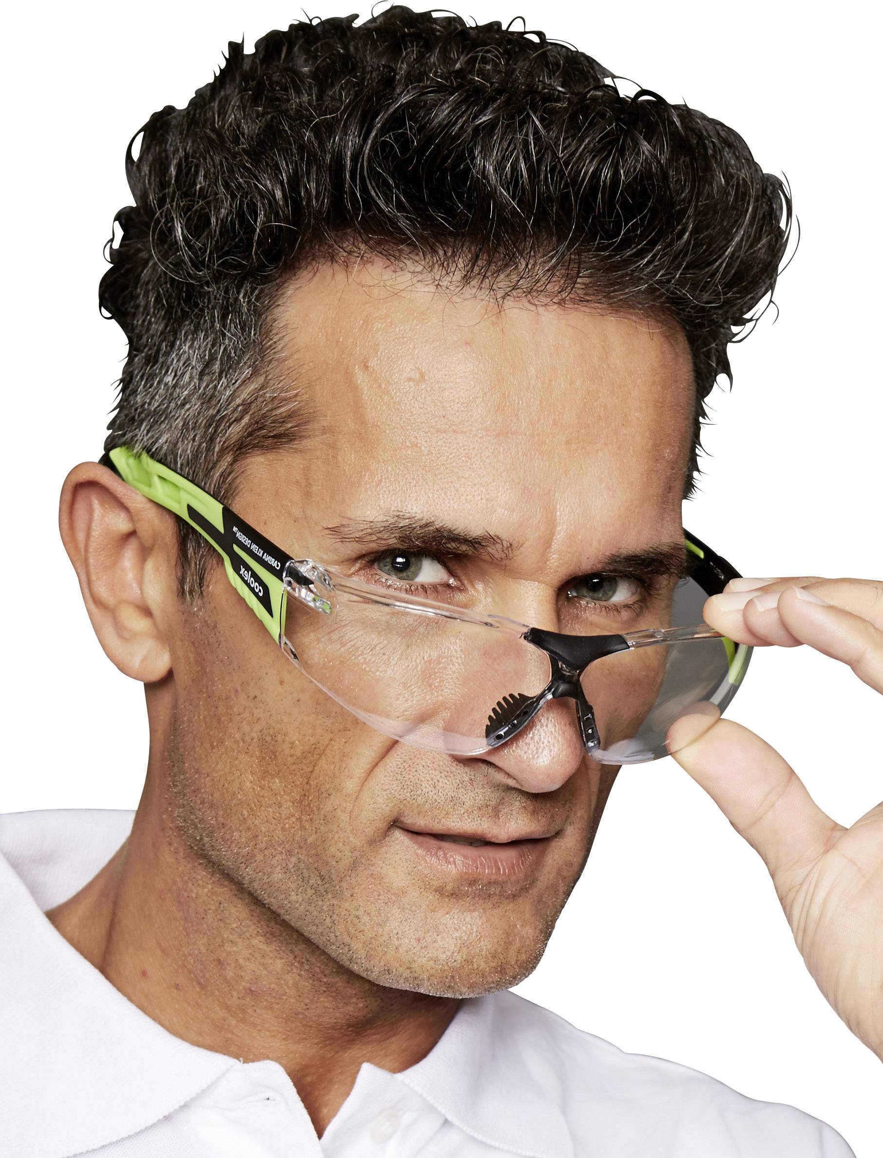 Ekastu 277 389 Schutzbrille inkl. UV-Schutz, mit Antibeschlag-Schutz Grün, Schwarz EN 170, EN 166-1 DIN 170, DIN 166-1