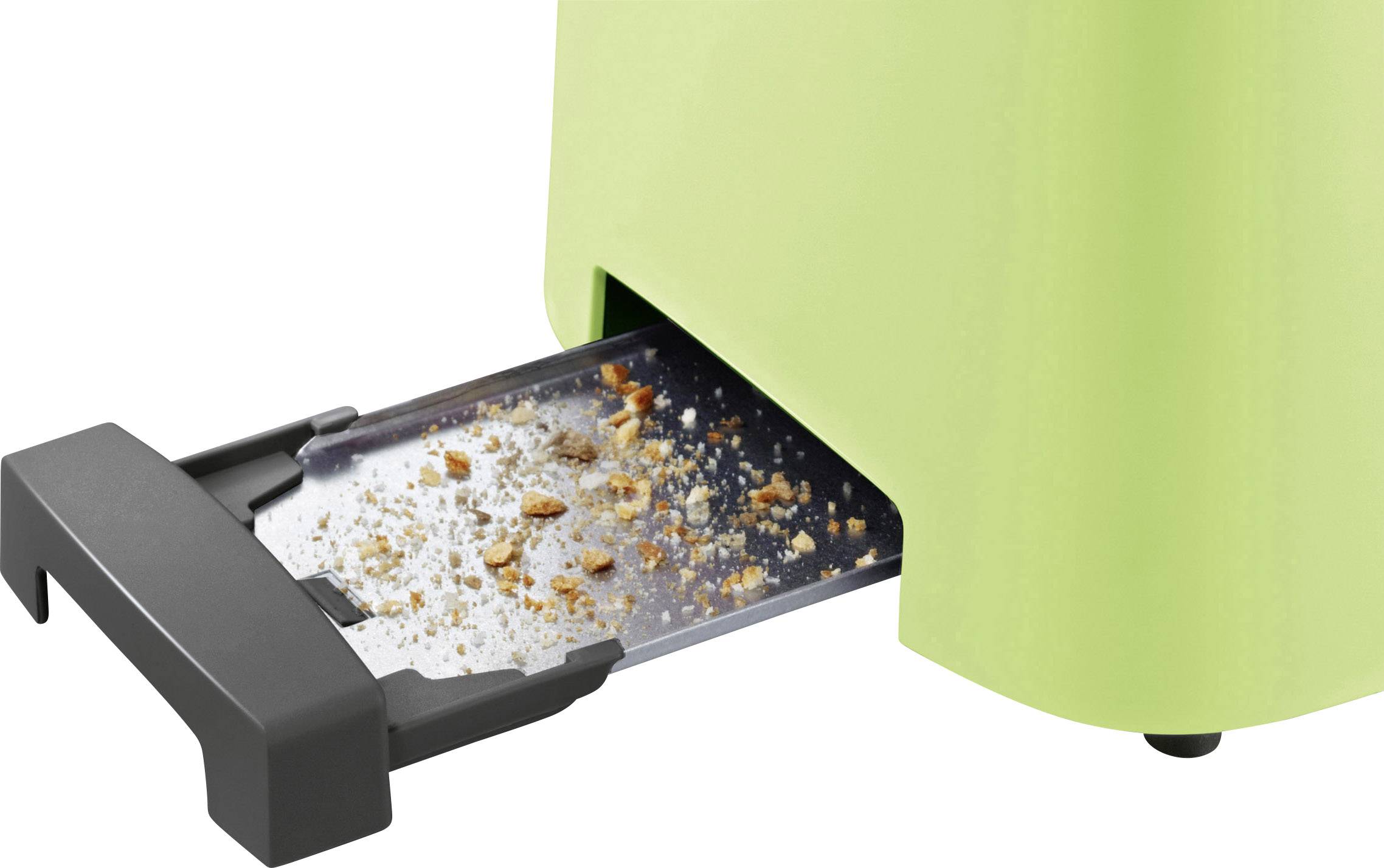 Bosch Haushalt TAT3A016 Toaster mit eingebautem Brötchenaufsatz Hellgrün (transparent)