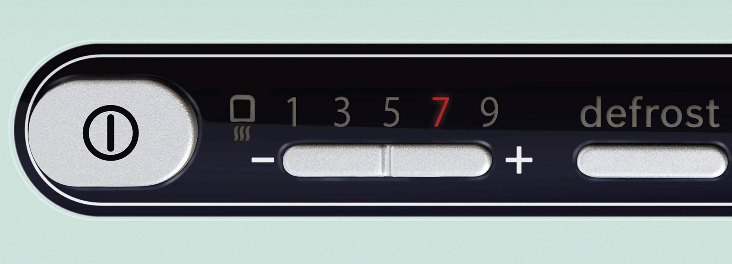 Bosch Haushalt TAT8612 Toaster mit eingebautem Brötchenaufsatz Hellgrün, Edelstahl