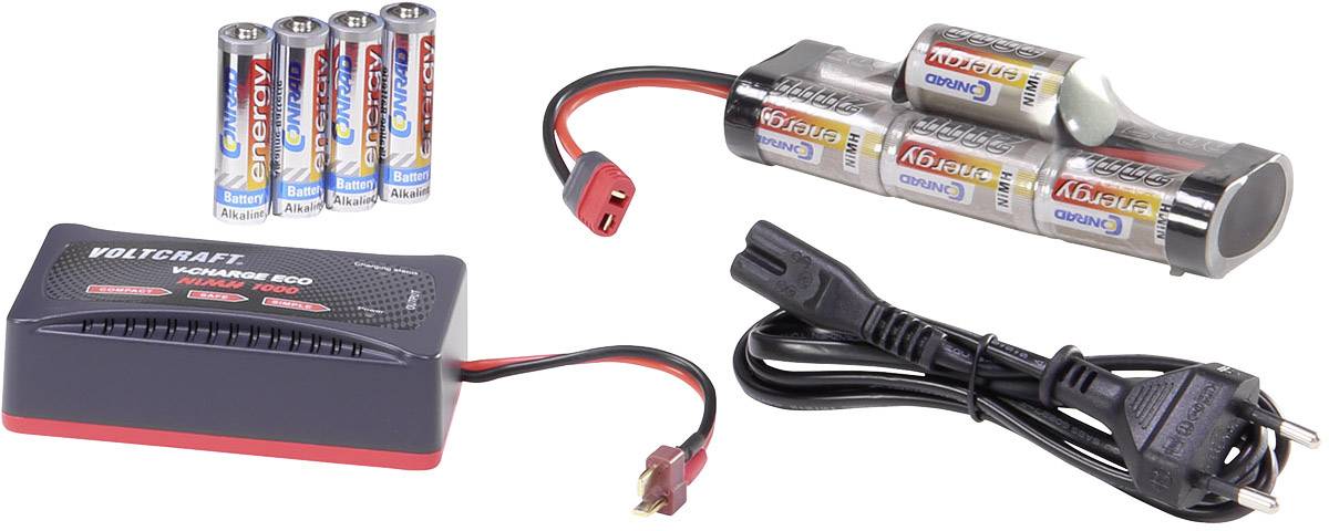 Reely NEW1 Brushed 1:10 RC Modellauto Elektro Monstertruck Allradantrieb (4WD) 100% RtR 2,4 GHz inkl. Akku, Ladegerät und Senderbatterien