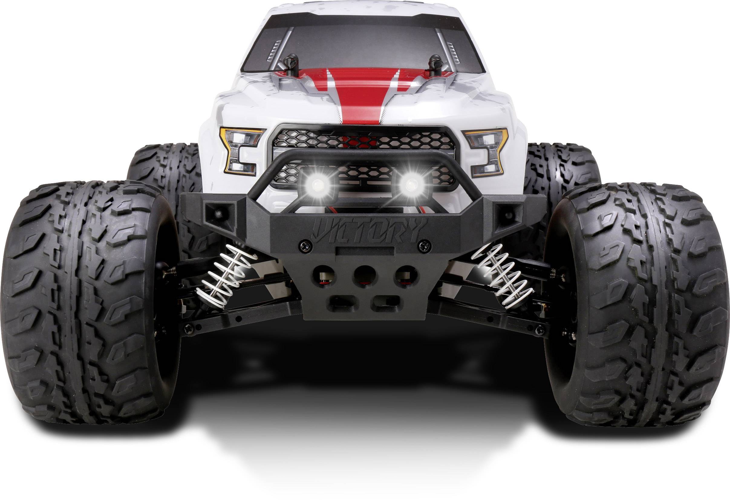 Reely NEW1 Brushless 1:10 RC Modellauto Elektro Monstertruck Allradantrieb (4WD) 100% RtR 2,4GHz inkl. Akku, Ladegerät und