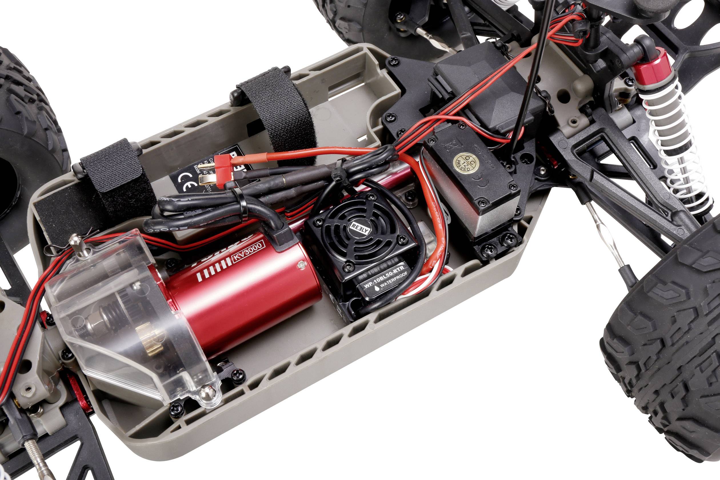 Reely NEW1 Brushless 1:10 RC Modellauto Elektro Monstertruck Allradantrieb (4WD) 100% RtR 2,4 GHz inkl. Akku, Ladegerät und Senderbatterien