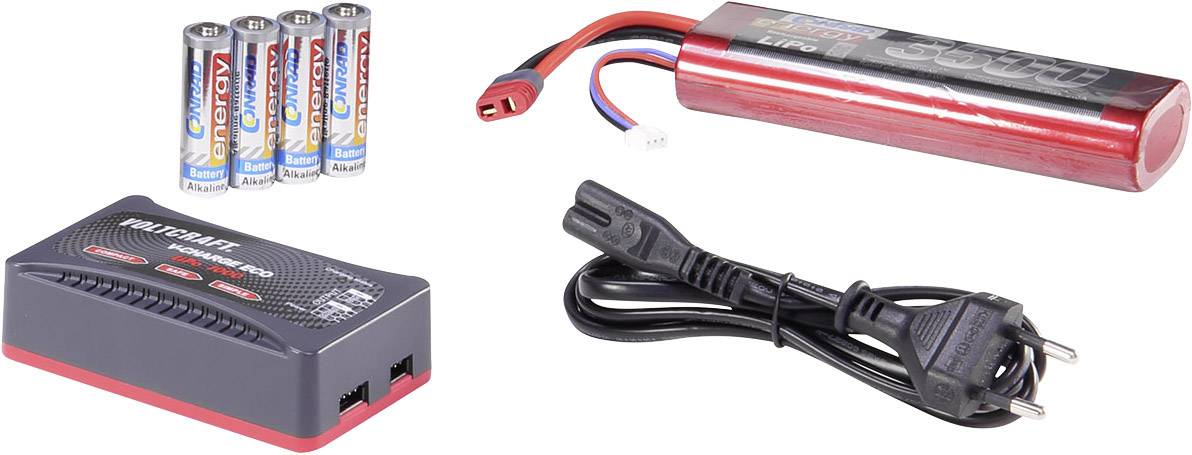 Reely NEW1 Brushless 1:10 RC Modellauto Elektro Monstertruck Allradantrieb (4WD) 100% RtR 2,4GHz inkl. Akku, Ladegerät und