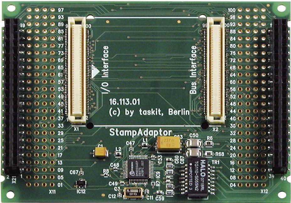 Entwicklungsboard Taskit Stamp-Adaptor for Stamp 9261-Module 542483