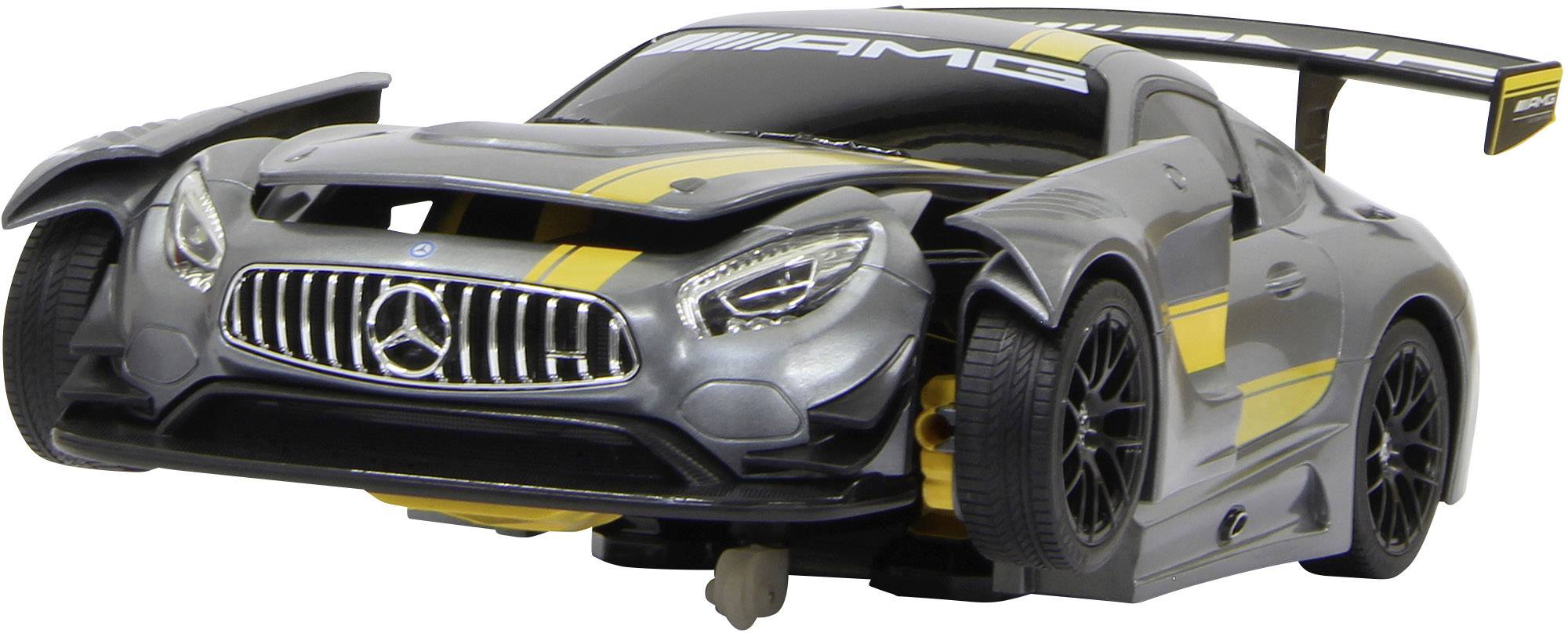 Jamara 410028 Mercedes AMG GT3 grau 1:14 RC Einsteiger Modellauto Elektro Straßenmodell