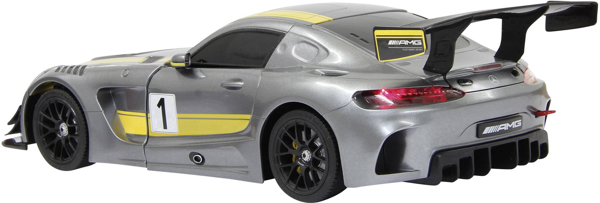 Jamara 410028 Mercedes AMG GT3 grau 1:14 RC Einsteiger Modellauto Elektro Straßenmodell