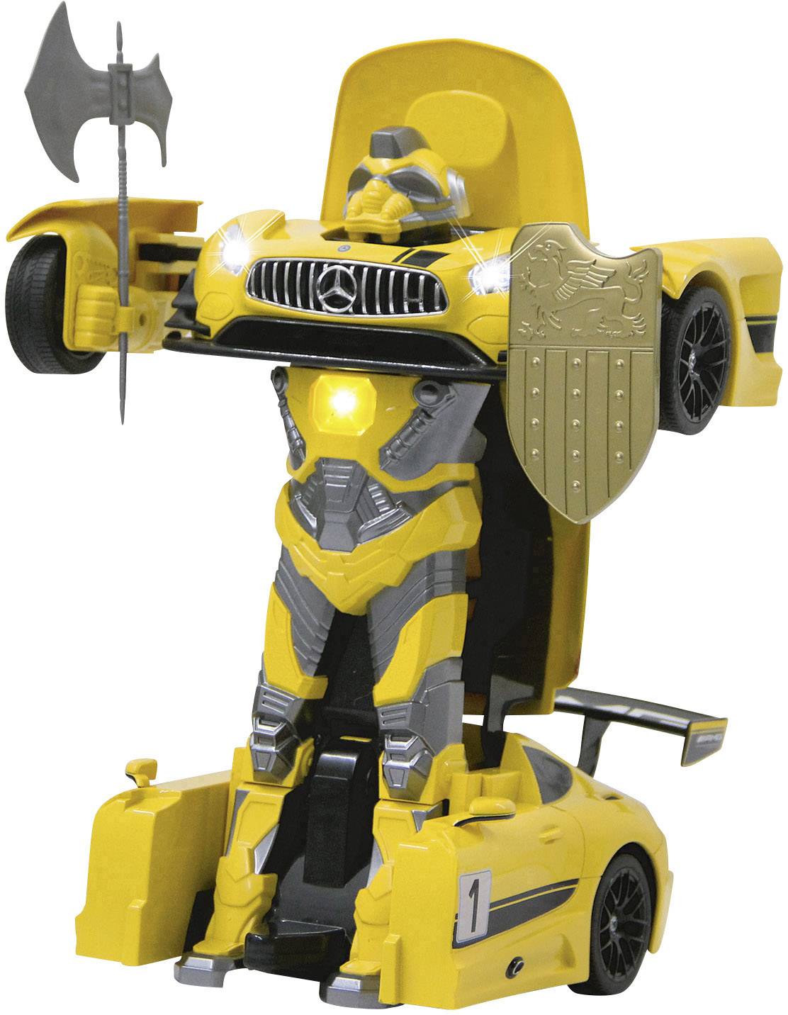 Jamara 410029 Mercedes AMG GT3 gelb 1:14 RC Einsteiger Modellauto Elektro Straßenmodell