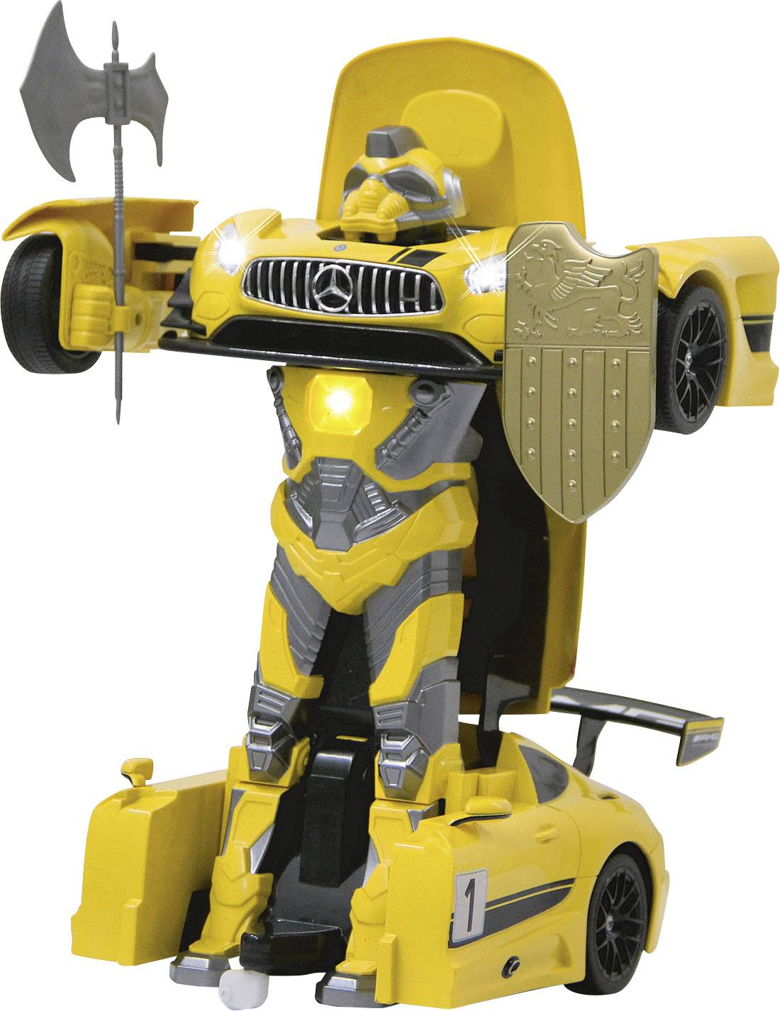 Jamara 410029 Mercedes AMG GT3 gelb 1:14 RC Einsteiger Modellauto Elektro Straßenmodell