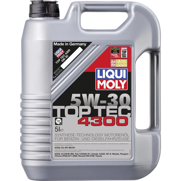 Liqui Moly 5W-30 TOP TEC 4300 3741 Motoröl 5l Liqui Moly 5W-30 TOP TEC 4300 3741 Motoröl 5l