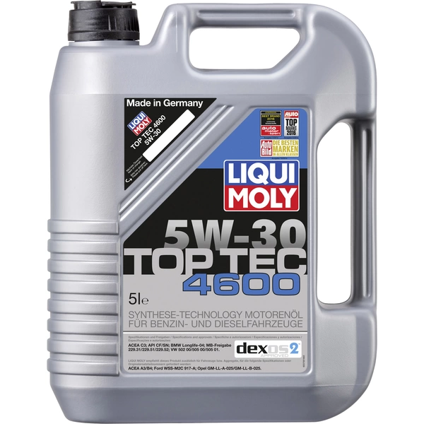 Liqui Moly 5W-30 TOP TEC 4600 3756 Motoröl 5l Liqui Moly 5W-30 TOP TEC 4600 3756 Motoröl 5l