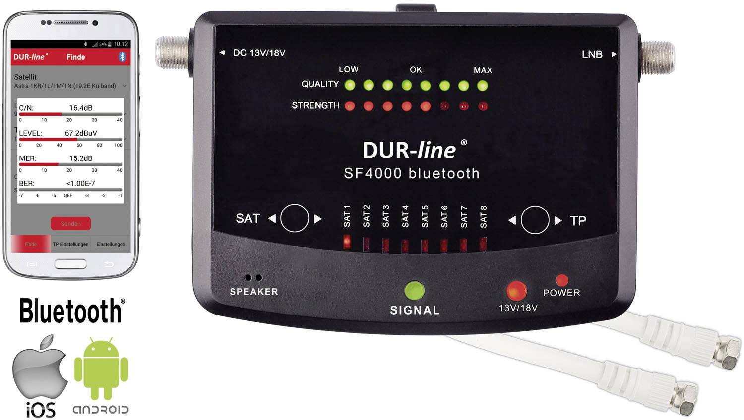 DUR-line SF 4000 BT SAT Finder