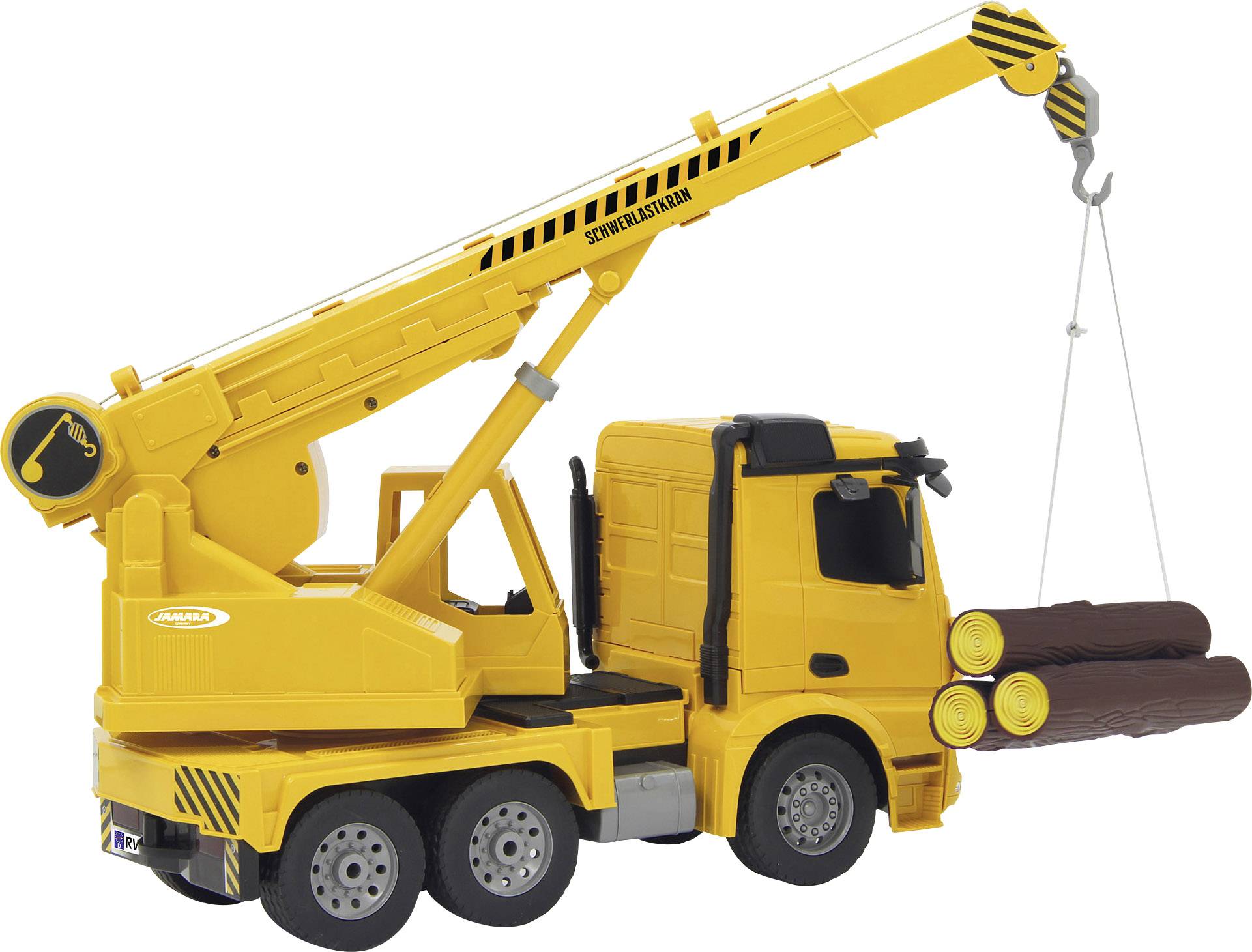 Jamara Schwerlastkran Mercedes Arocs 1:20 RC Einsteiger Funktionsmodell Baufahrzeug